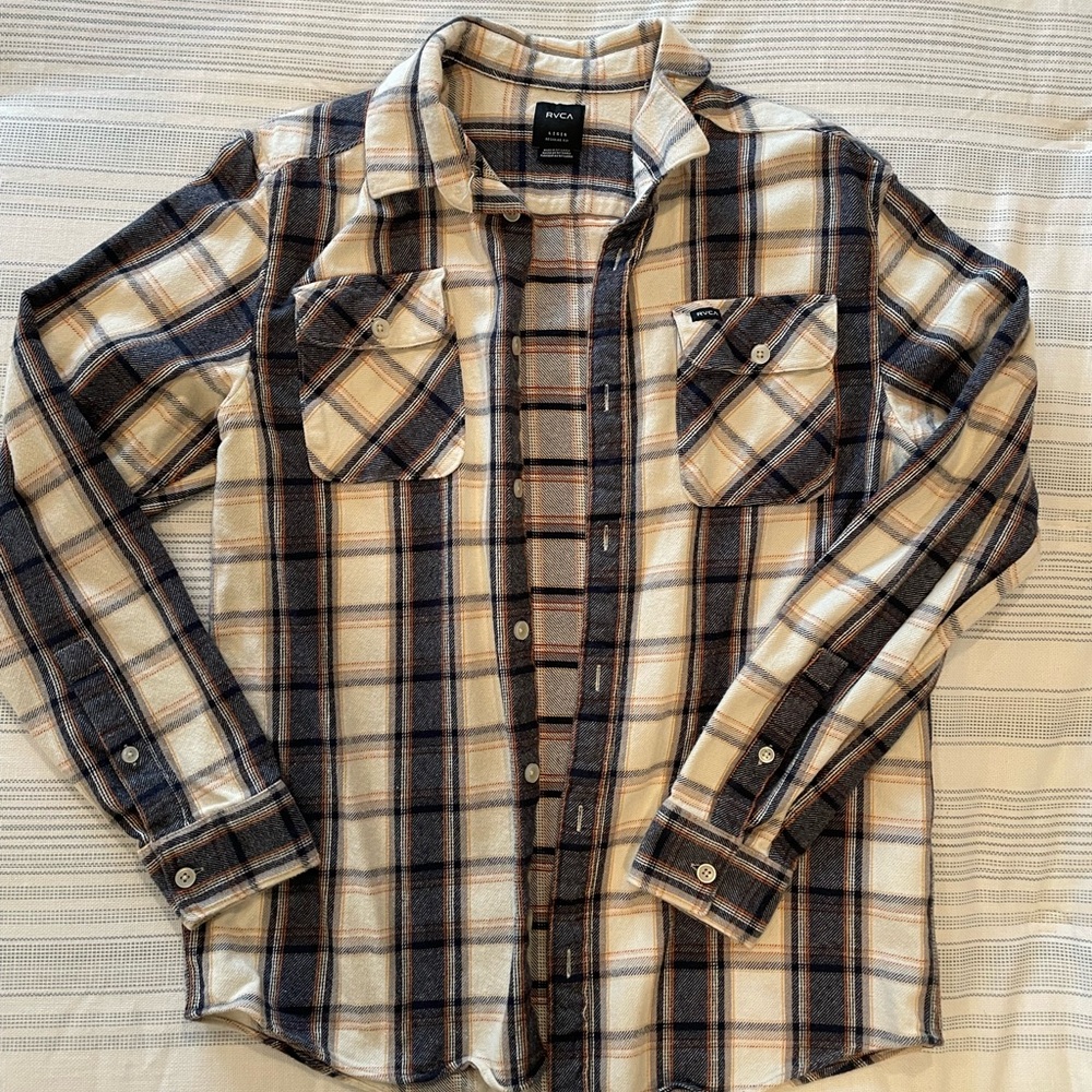 RVCA Flannel Button Down